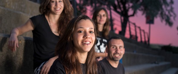 L’informatiu_SPM Del fons cap endavant: Mireia Oliver (secretària), Mariona Rabasa (presidenta), Xavier Barreda (coordinador) i Mariona Selga (resposnable grup Vallès)